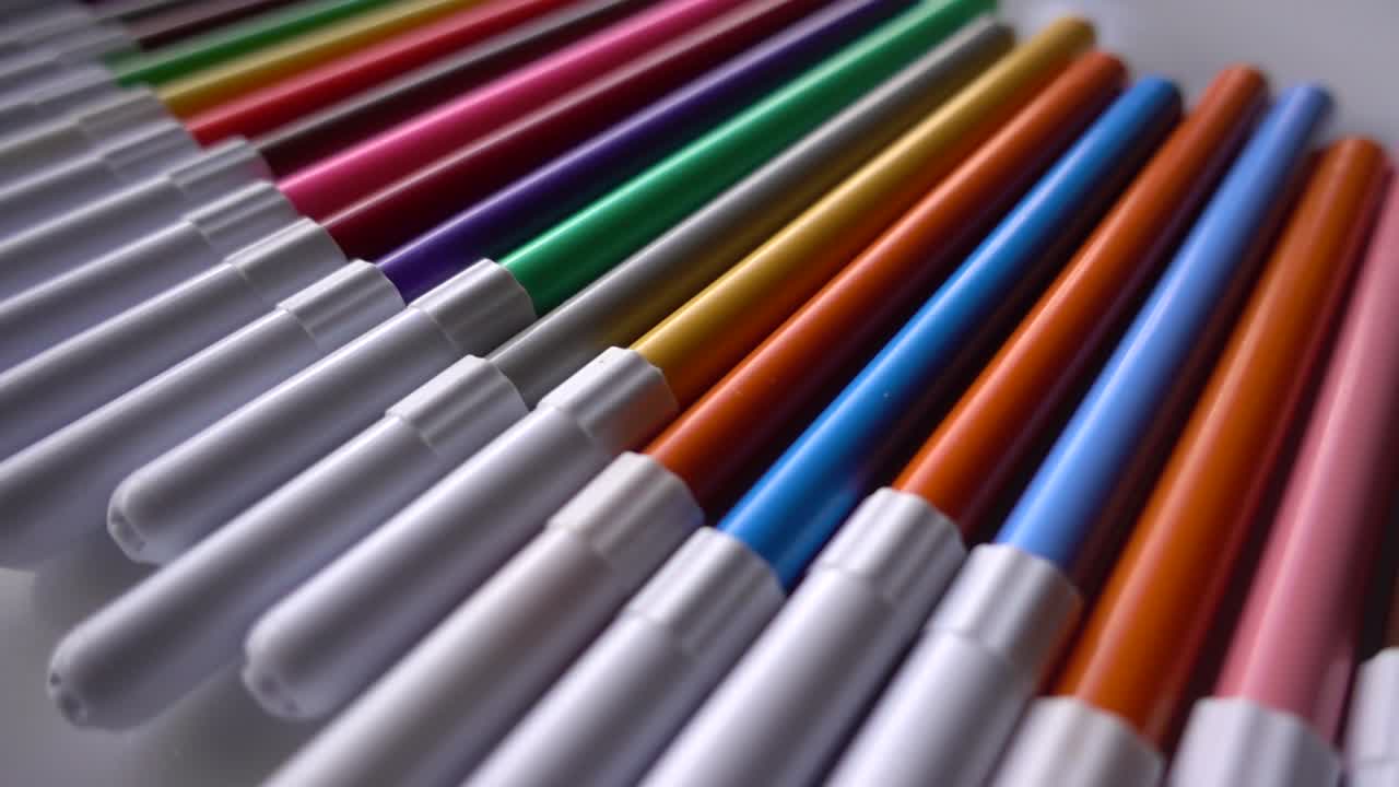 marcadores como movimiento lento de fondo