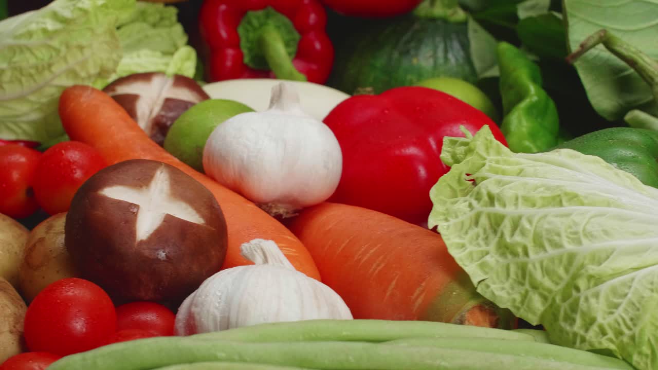 신선한 야채 그룹