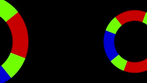 animación de video en un fondo negro mínimo en 4k, en formato de video 16:9