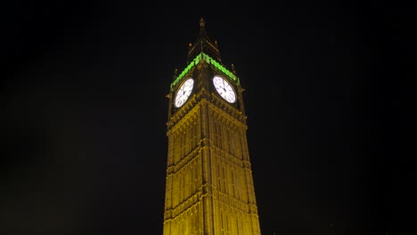 big ben at night