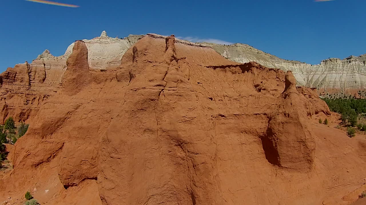 tomas aéreas de la cuenca de kodachrome, utah