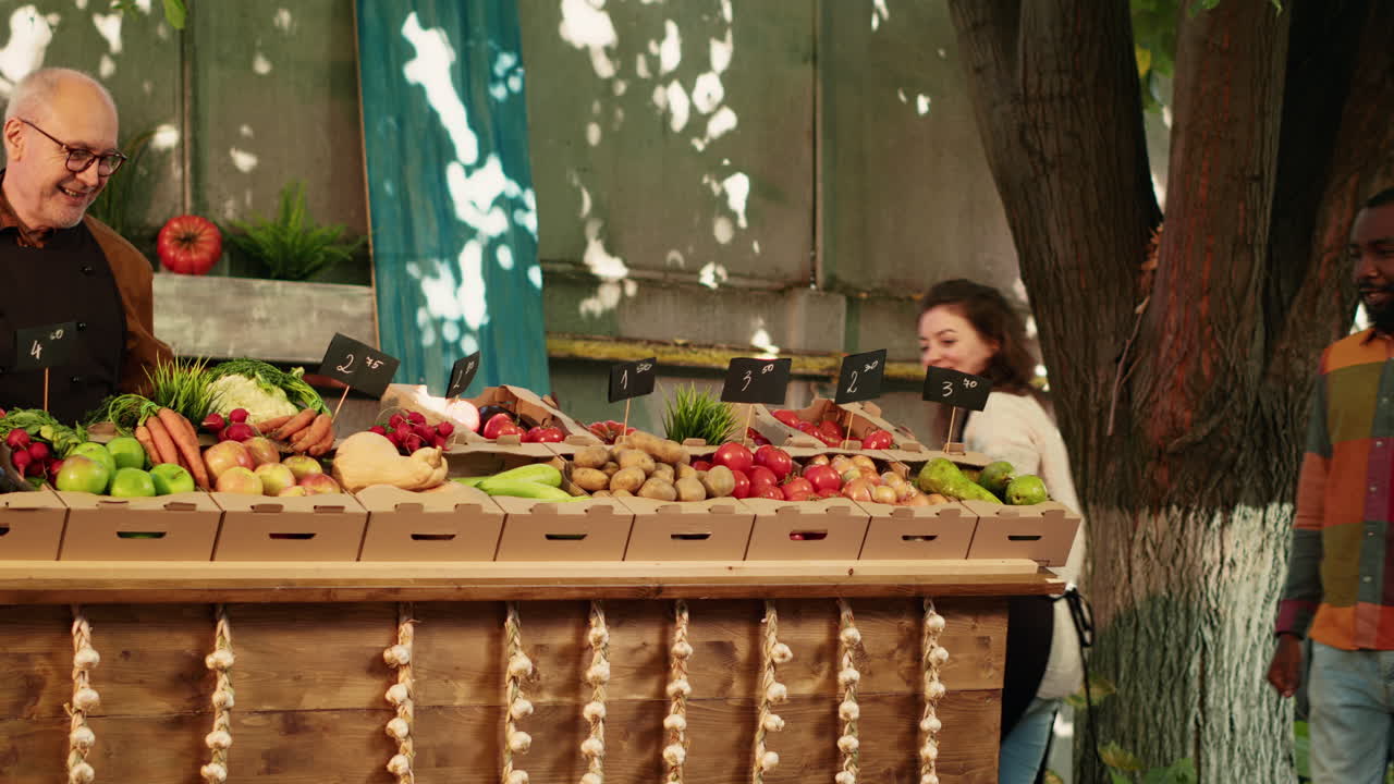 Produce at a Market Stall