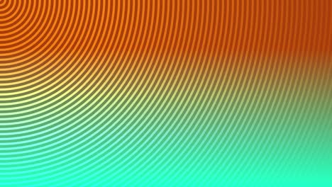 animation background radial wave circular line motion graphics loop pattern design colour visual digital effect optical illusion beautiful 4k orange teal