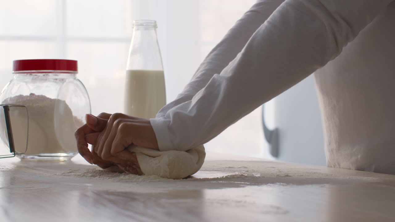 부 에서 반죽 을 는 여자