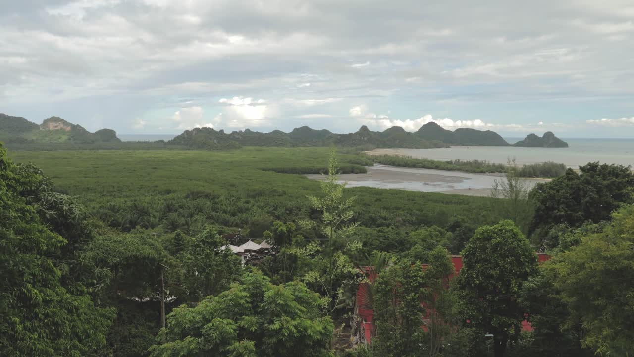 태국 남쪽에 있는 만의 타임랩스
