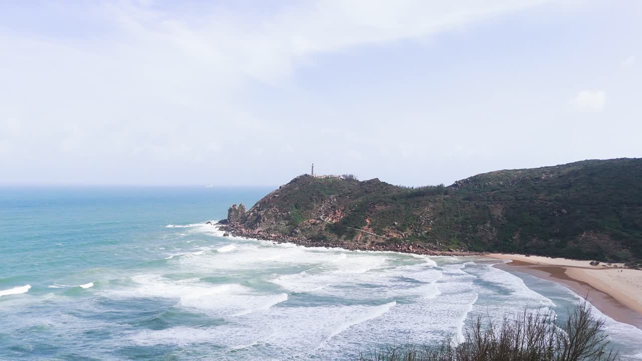 Aerial View of the Beach, the Sea of Phú Yên.