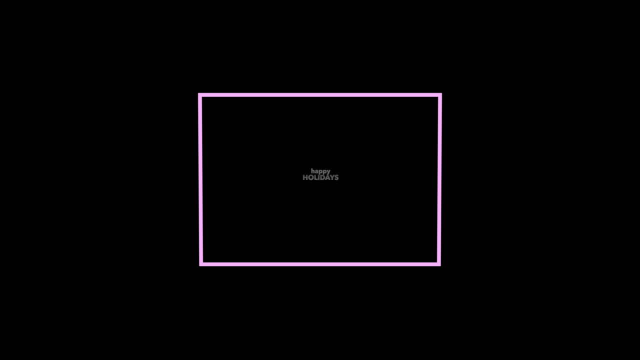 feliz día de fiesta texto en marco de neón en moda gradiente negro