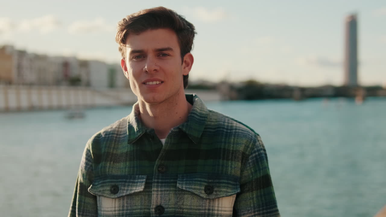 Handsome Man in Seville, Spain