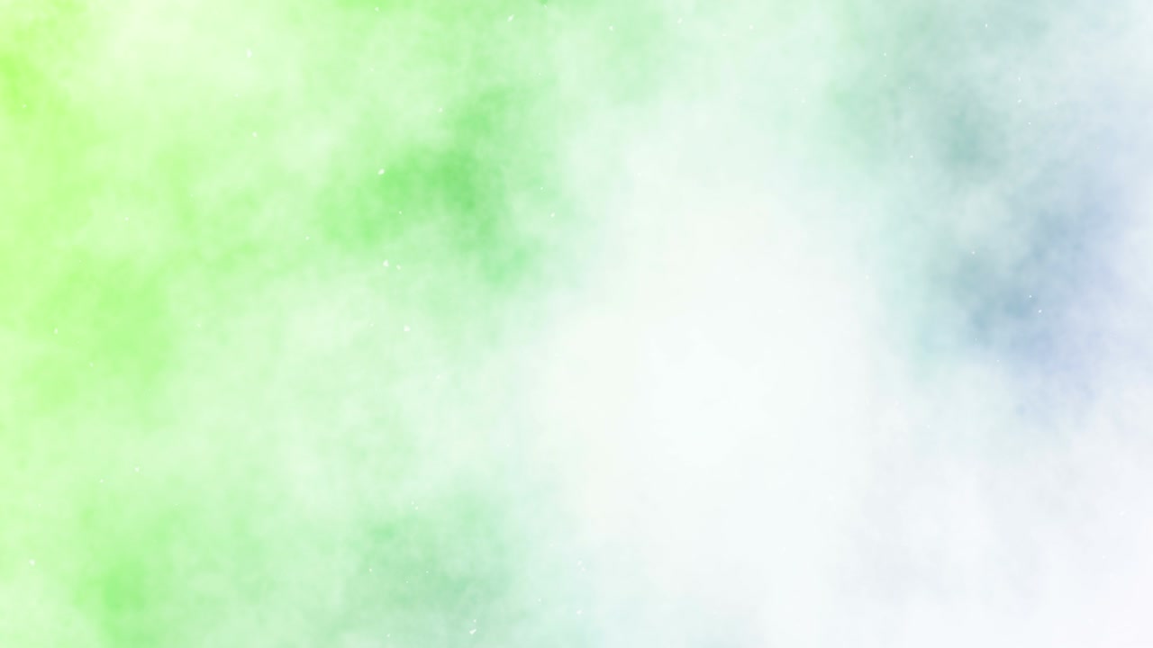Farbiger Rauchsprühnebel. Abstrakter Rauchdampfausstoß. Nebelspritzer. Alkohol-Tinte und Aquarell auf farbenfrohem Hintergrund. Platz für Text. Schleifenanimation.