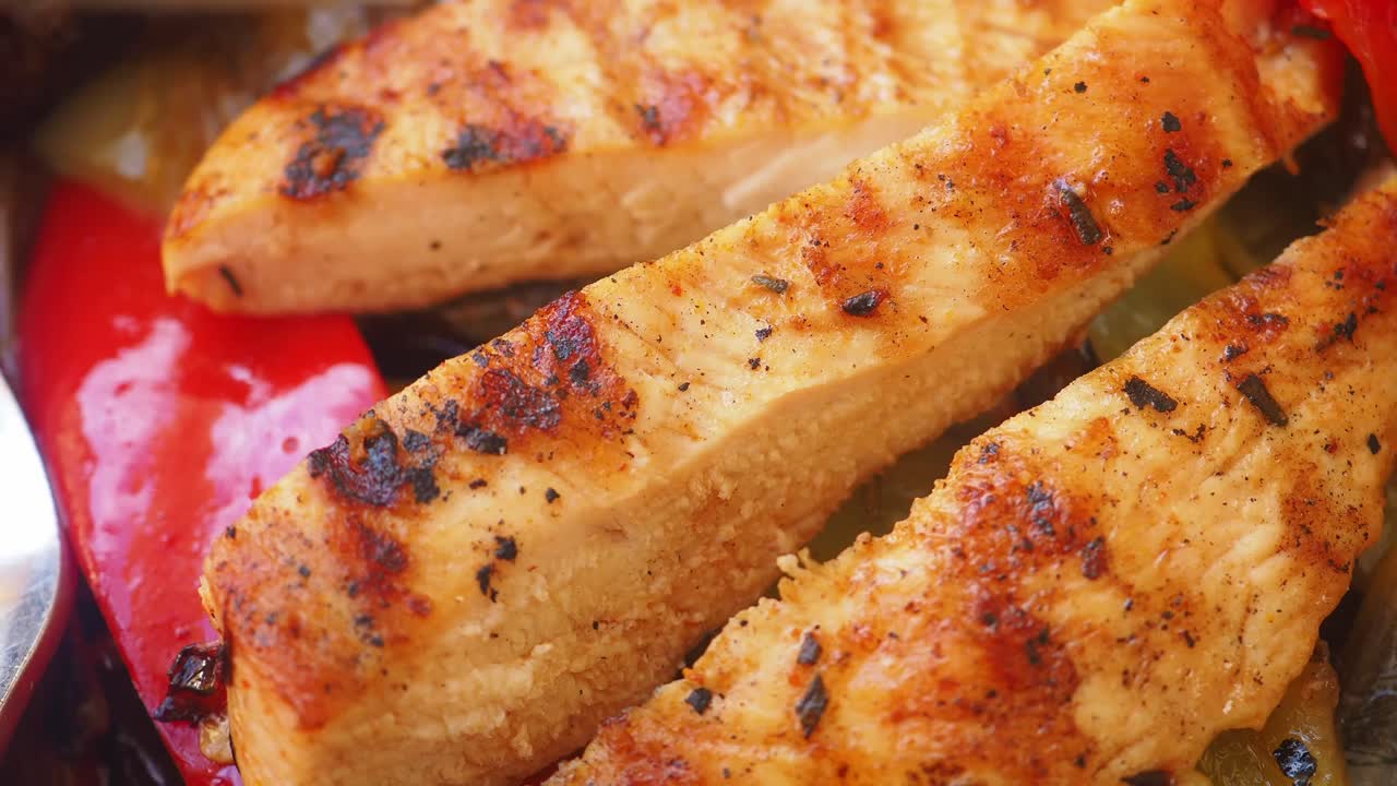 채소와 함께 고기