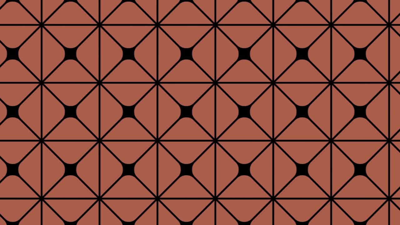 Exclusive pattern detail with geometric shapes based on moving triangles