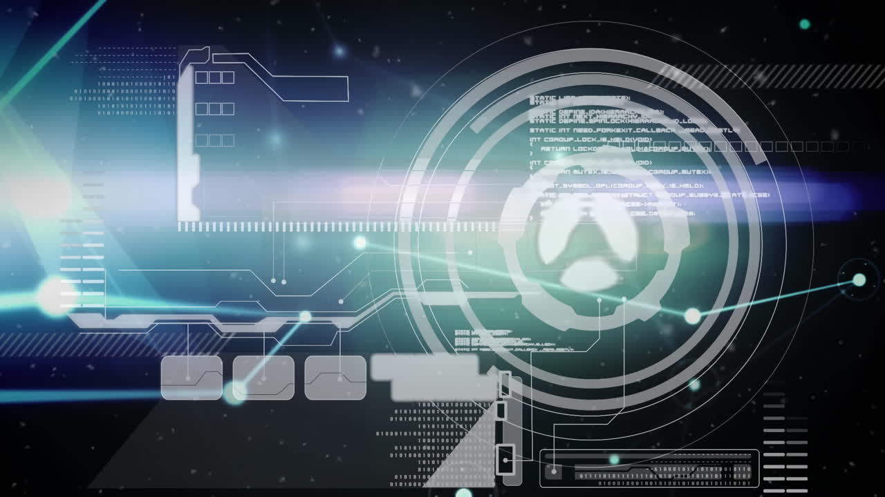 데이터 처리, 연결 네트워크와 함께 범위 스캐닝의 애니메이션