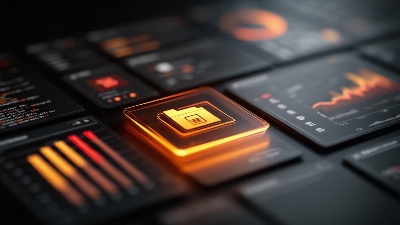 A Dynamic Display of Data Visualization Featuring Graphs, Icons, and Interactive Elements Illustrating Key Metrics and Insights for Enhanced User Experience