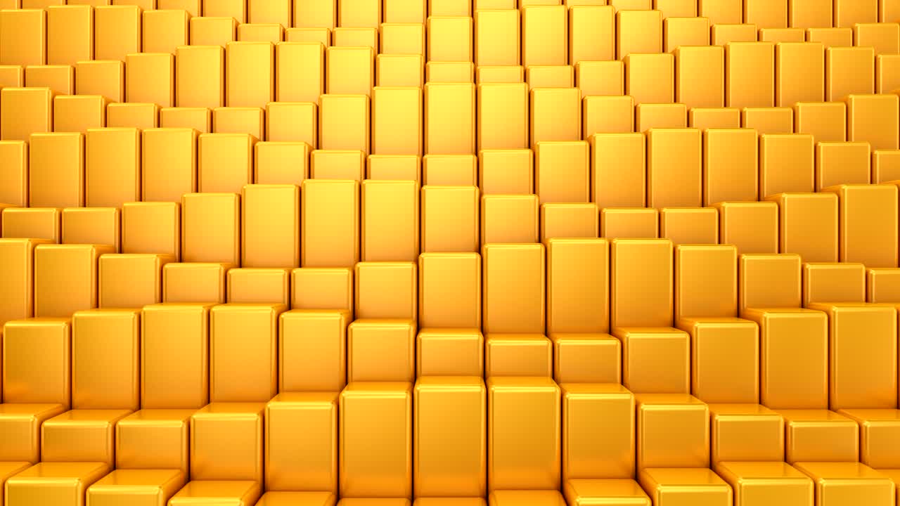 las cajas forman una onda