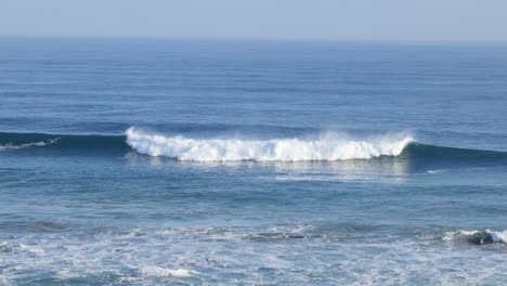 waves forming and crashing in melbourne, australia