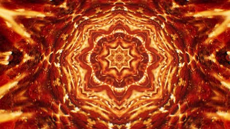 fast morph kaleidoscope pattern fire effect