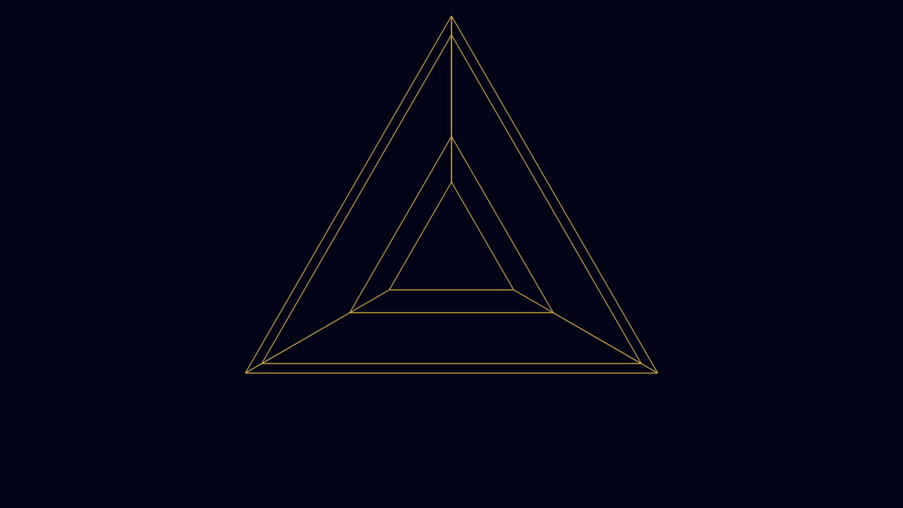 forma geométrica dinámica patrón de estrella o hexágono intrincado en fondo negro