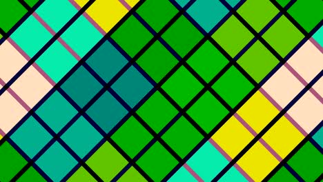 patrón gráfico de video 2d con rombos moviéndose hacia la parte inferior derecha.