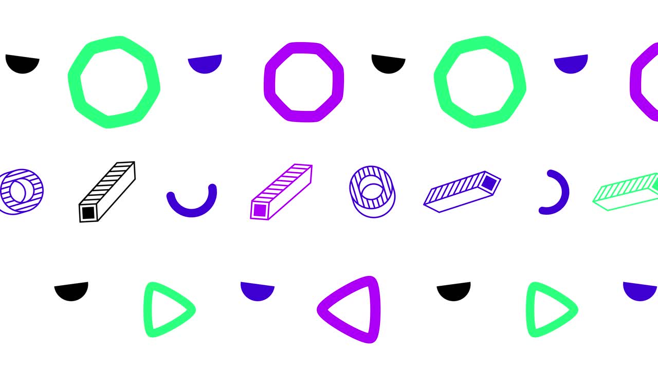 Color Random Seamless Pattern Loop Background