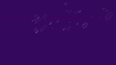 purple trails on blue background
