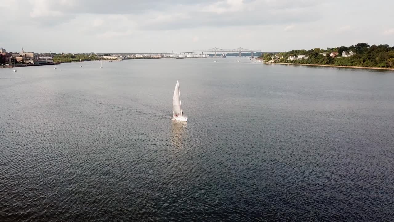 velero en agua perth amboy nj waterway, barcos y lugares