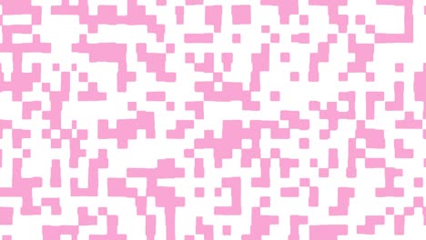 animación de fondo abstracto de patrón digital rosa y blanco. fondo animado de bucle sin costuras, papel tapiz.