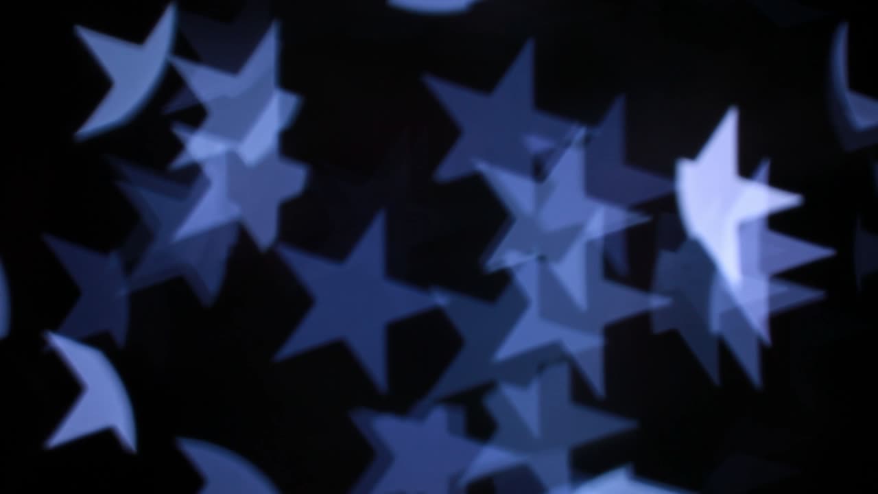 luces navideñas en forma de estrella de cinco puntas