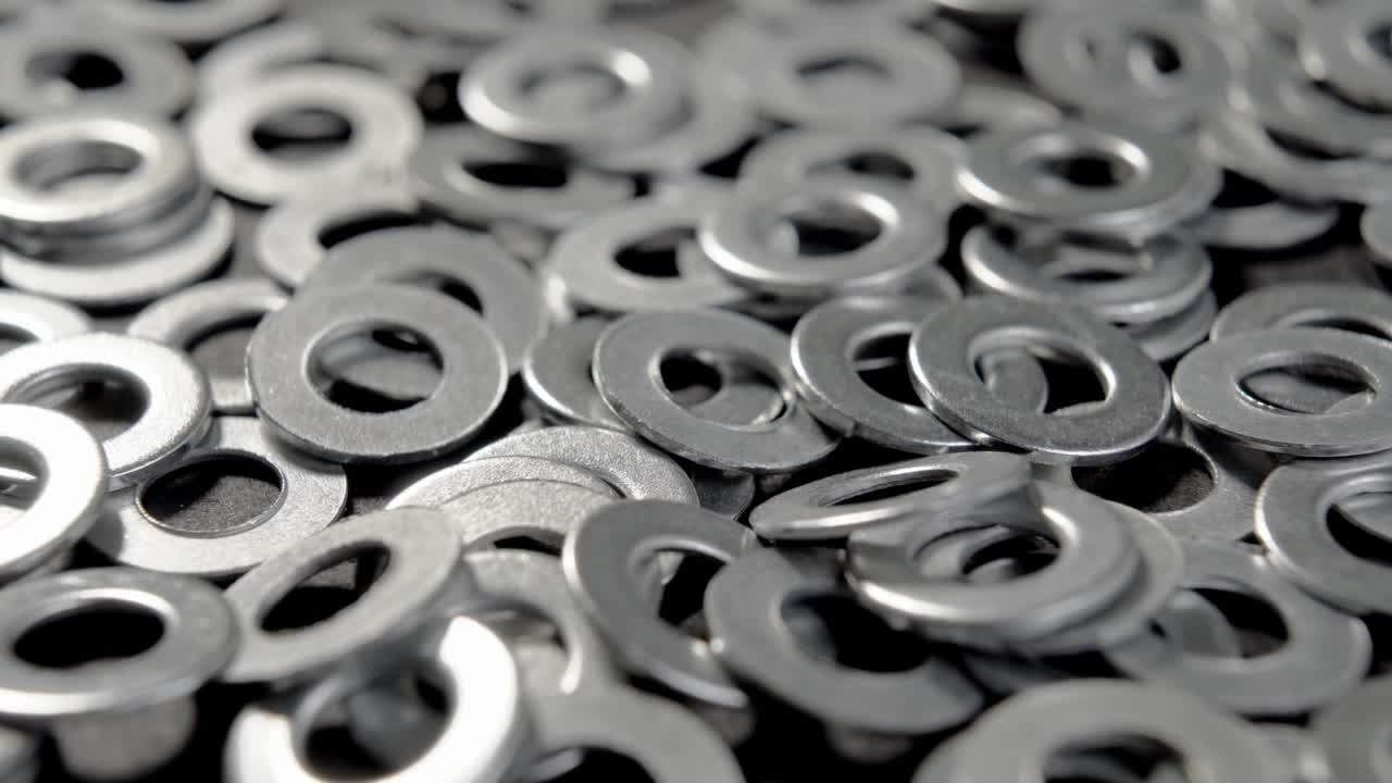 반이는 둥근 금속 화셔, 금속 강철 크롬 하드웨어, 엔지니어링 도구, 매크로