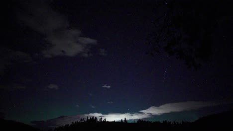 Northern-Lights-dance-above-the-treelines