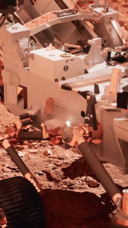 el rover perseverance, que explora el planeta rojo, fue proporcionado por la nasa.