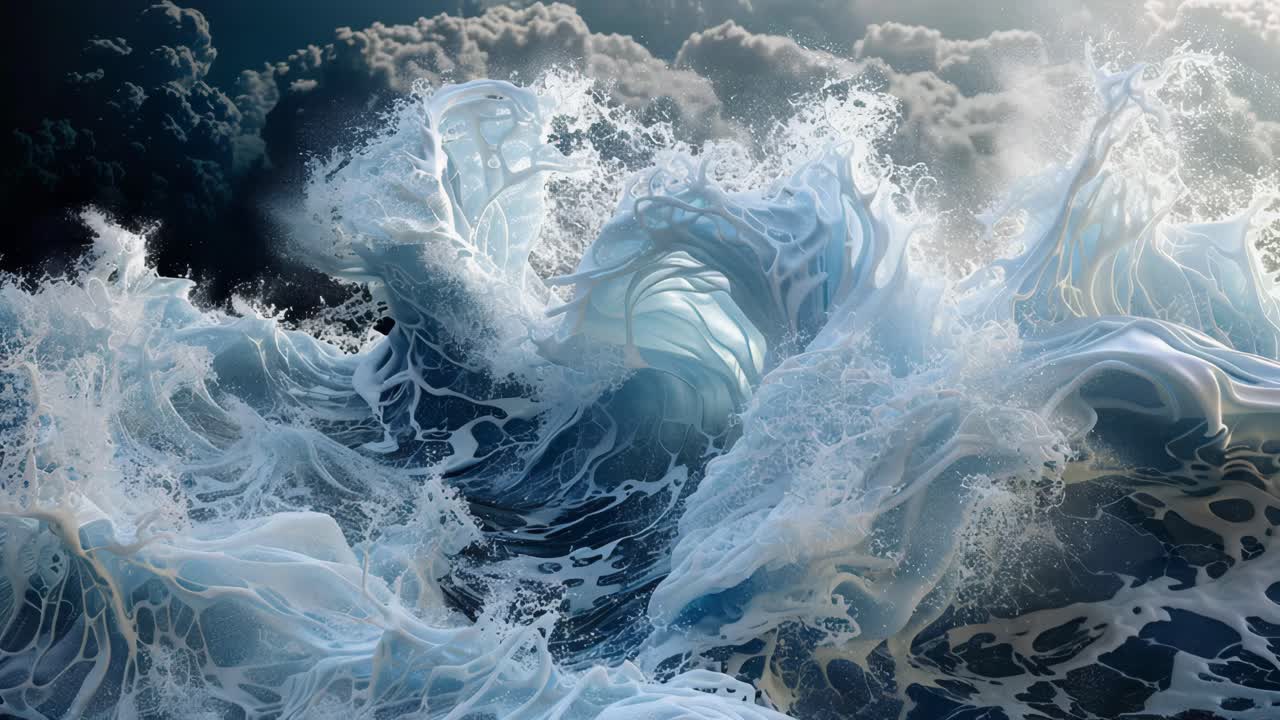 Stormy Abstract Waves