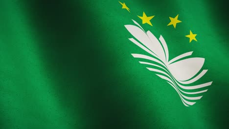 macau background flag texture waving - video loop seamless