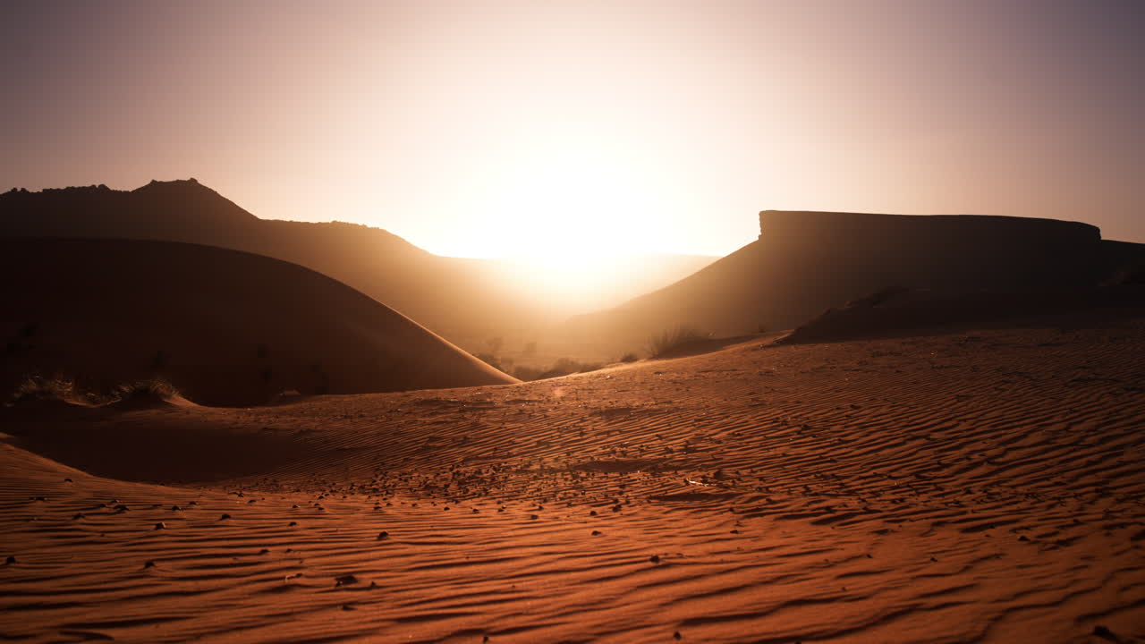 Desert Sunrise over Dunes