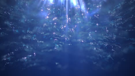 fondo de partículas brillantes abstractas