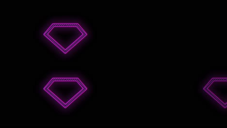 Diamonds-pattern-with-pulsing-neon-purple-light-2
