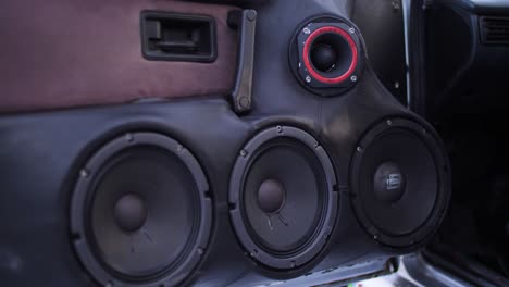 custom car door speakers installation