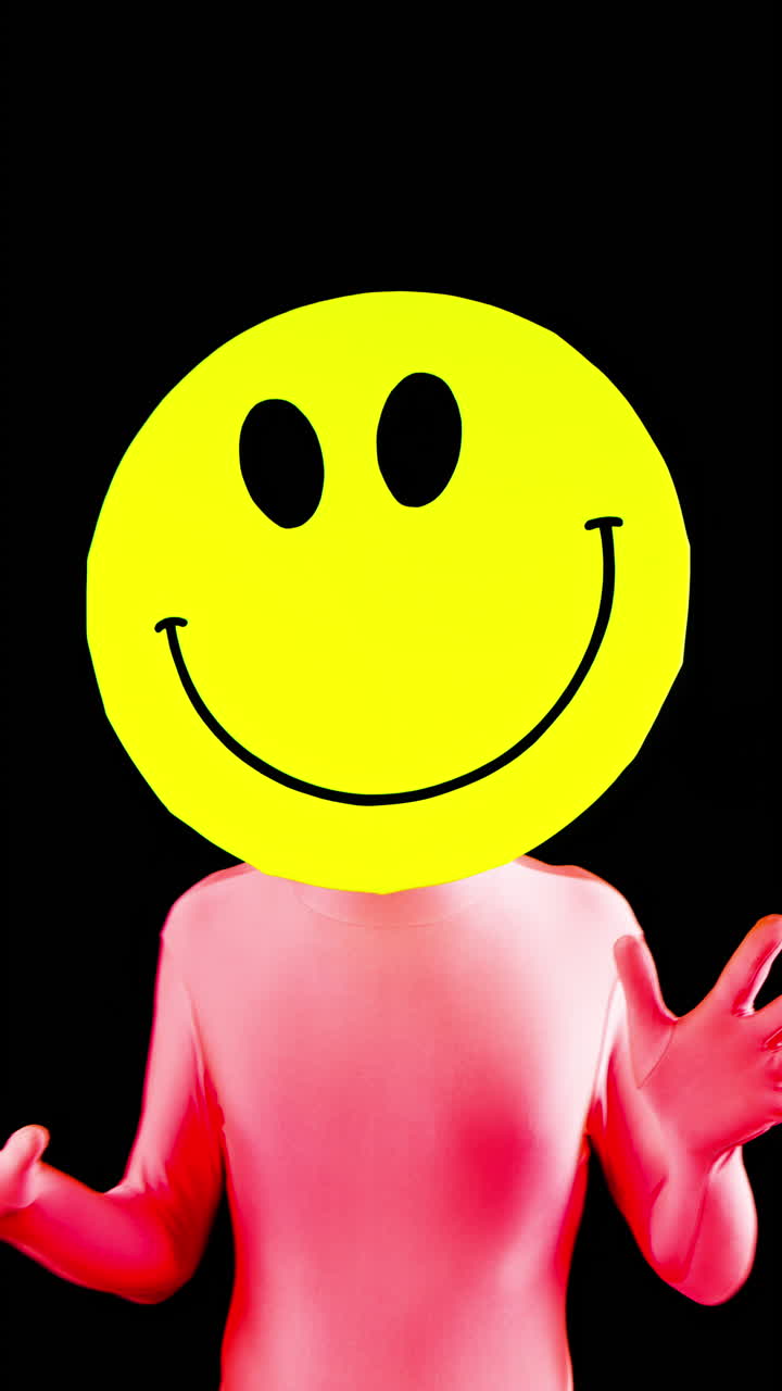 cara sonriente mujer bailarina en vertical