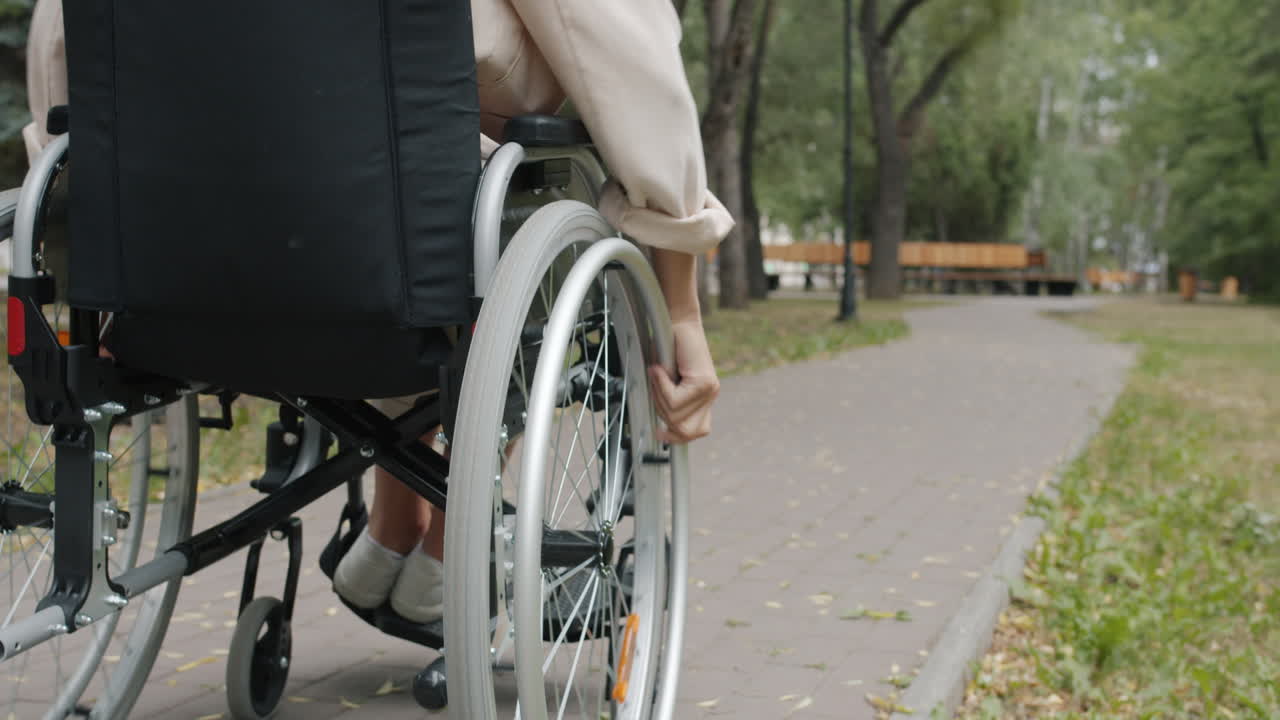 Person in Wheelchair in Park