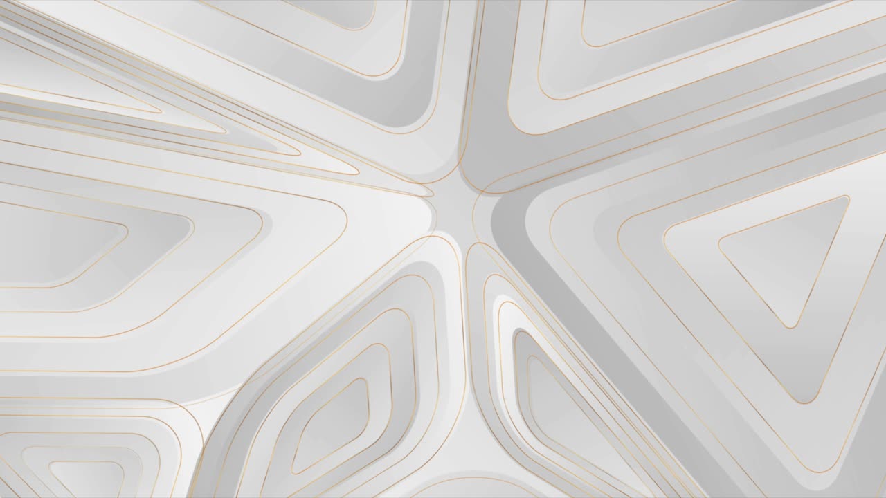 회색과 골든 테크 추상 저 폴리 모션 배경