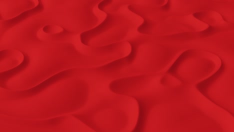 abstract minimalistic background with red noise wave field. detailed displaced surface. modern background template for documents, reports and presentations. sci-fi futuristic. 3d loop animation