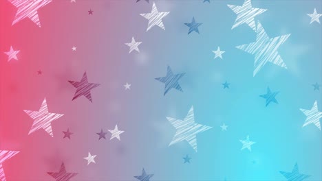 azul y rosa estrellas abstractas de grunge fondo de movimiento moderno