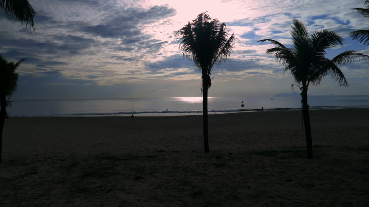 Standing and looking at the beach in Da Nang. (Vietnam)