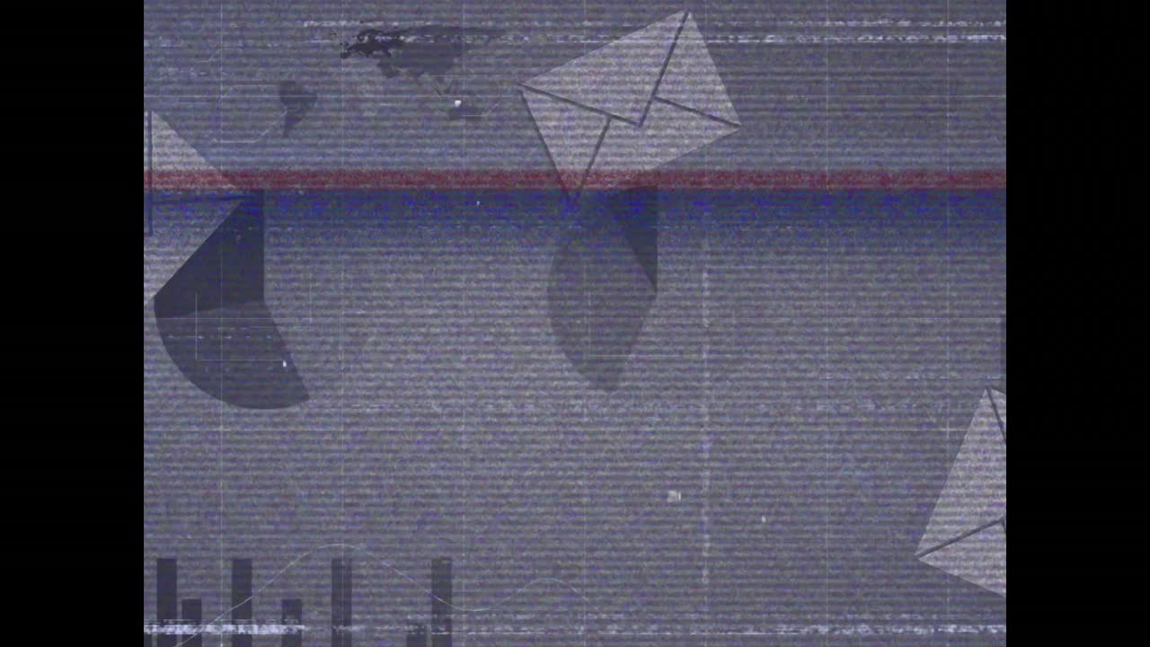 데이터 처리 및 봉투에 대한 간섭의 애니메이션