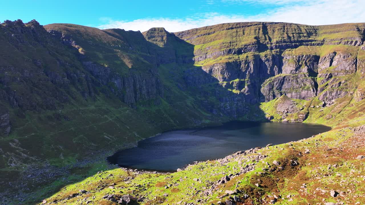 Irish Mountain Landscapes autumn colours Coumshingaun Lake Comeragh Mountains Waterford beauty of wild places