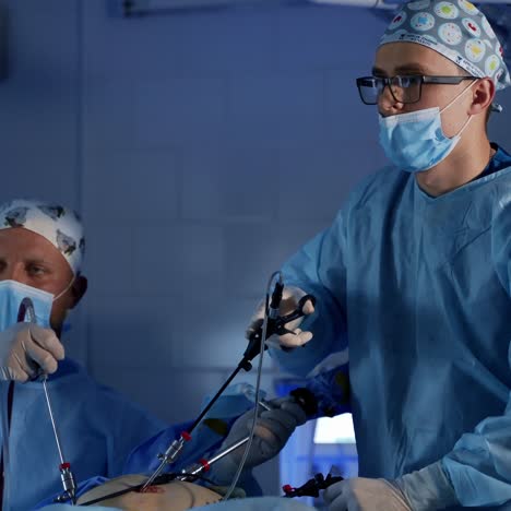 professional surgeons performing surgery