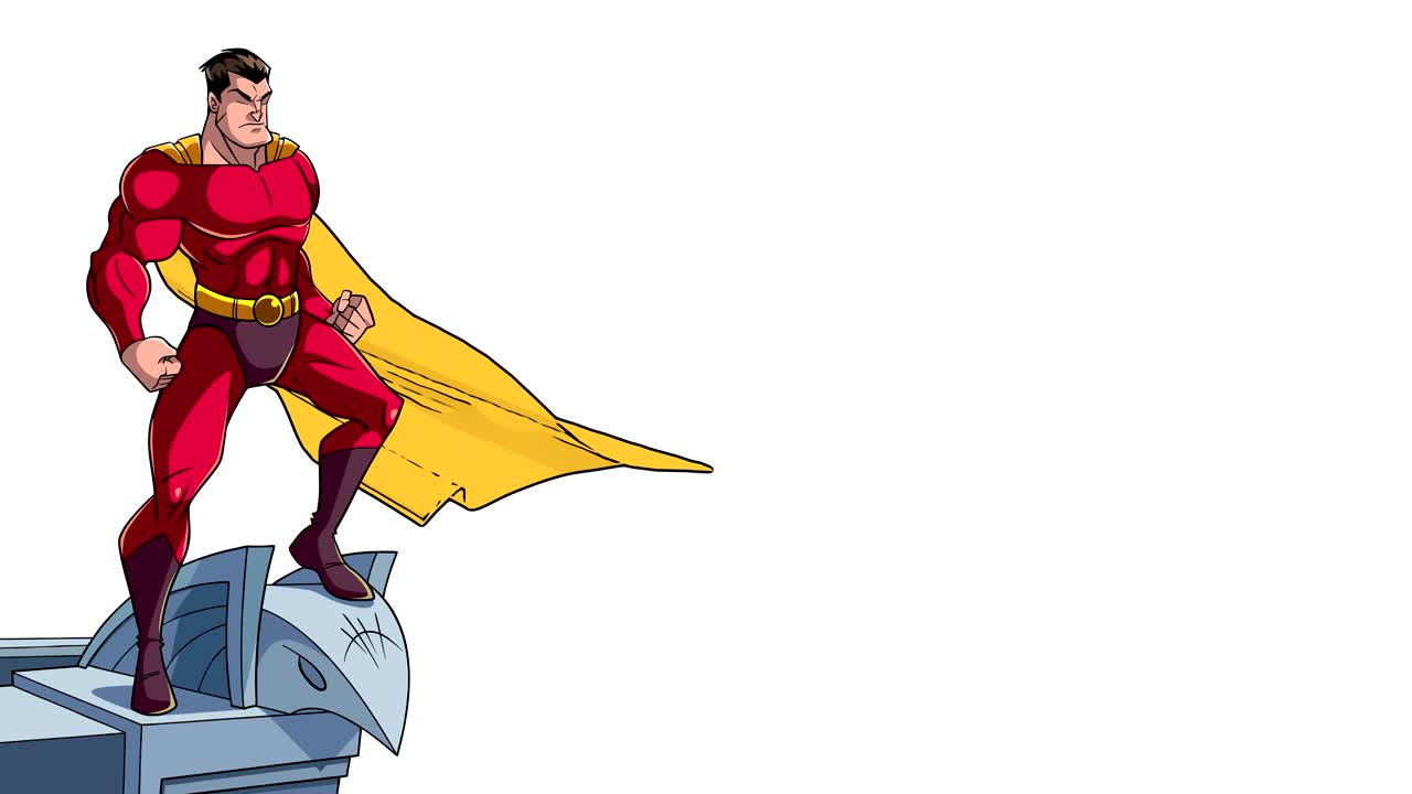 지붕에서 지켜보는 슈퍼히어로