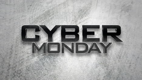 Cyber-Monday-text-on-grunge-street-in-city