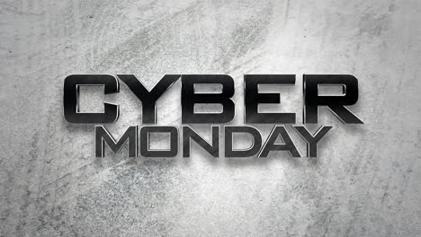 Cyber-Monday-Text-Auf-Der-Grunge-Straße-In-Der-Stadt