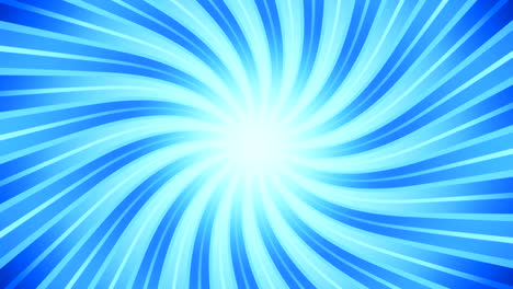 estallido de sol de enfriamiento azul
