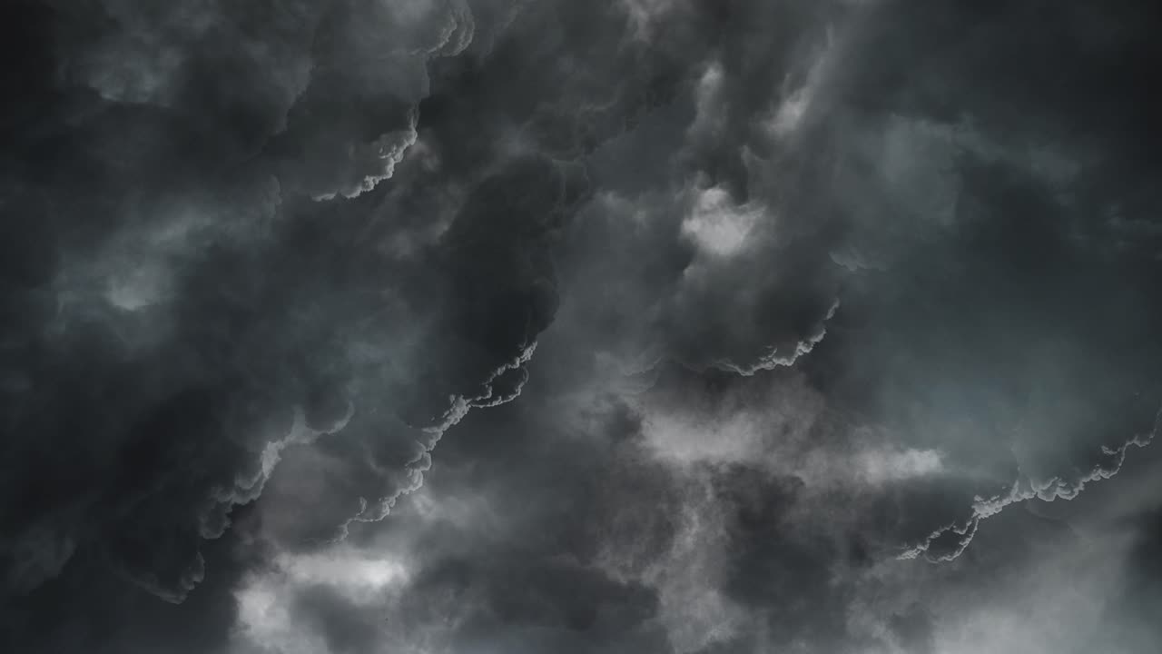 tormenta eléctrica, rayos caen durante una súper tormenta eléctrica